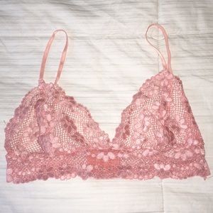 Pink Lace Bralette